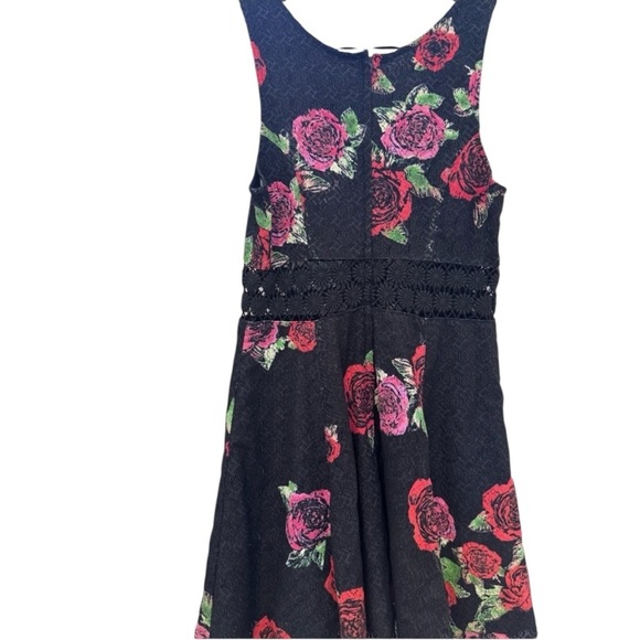 Free People Black Floral Mini Dress - Picture 10 of 10